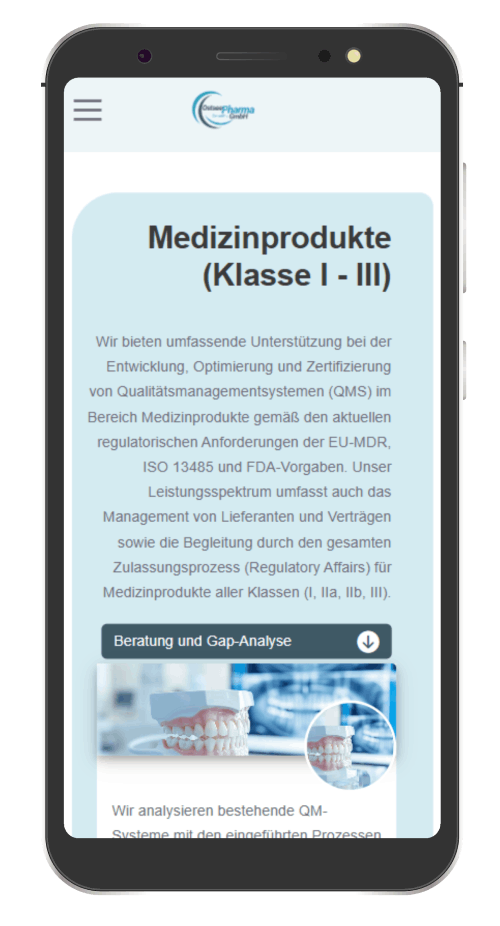 Produktseite von Ostseepharma Seite nur Mobile